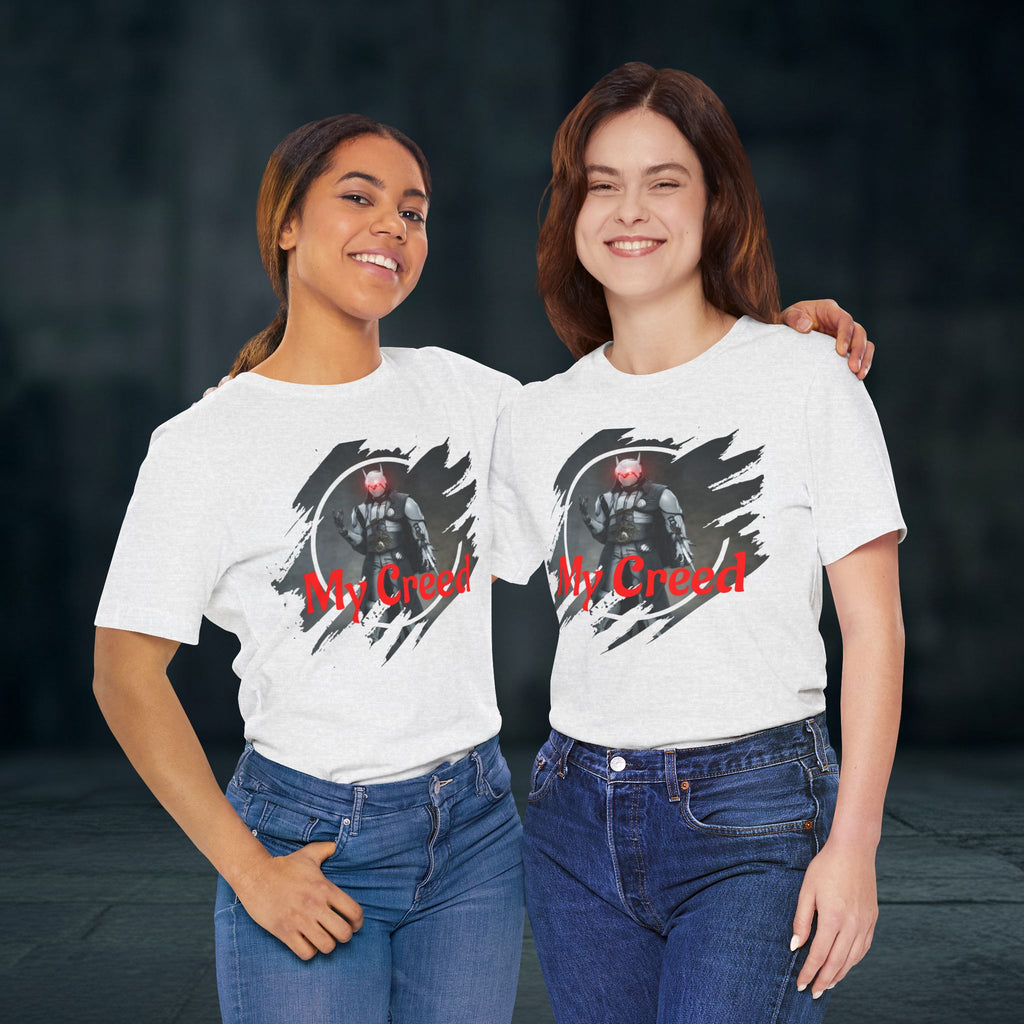My Creed T-Shirt — Dark Knight Sci‑Fi Graphic Tee