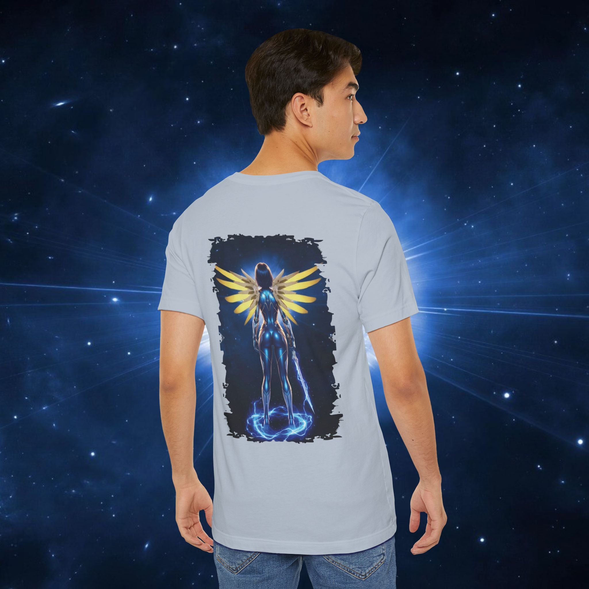 Angel Warrior Tee — "Perfect Angel" Fantasy Wings Graphic T-Shirt - alita battle angel