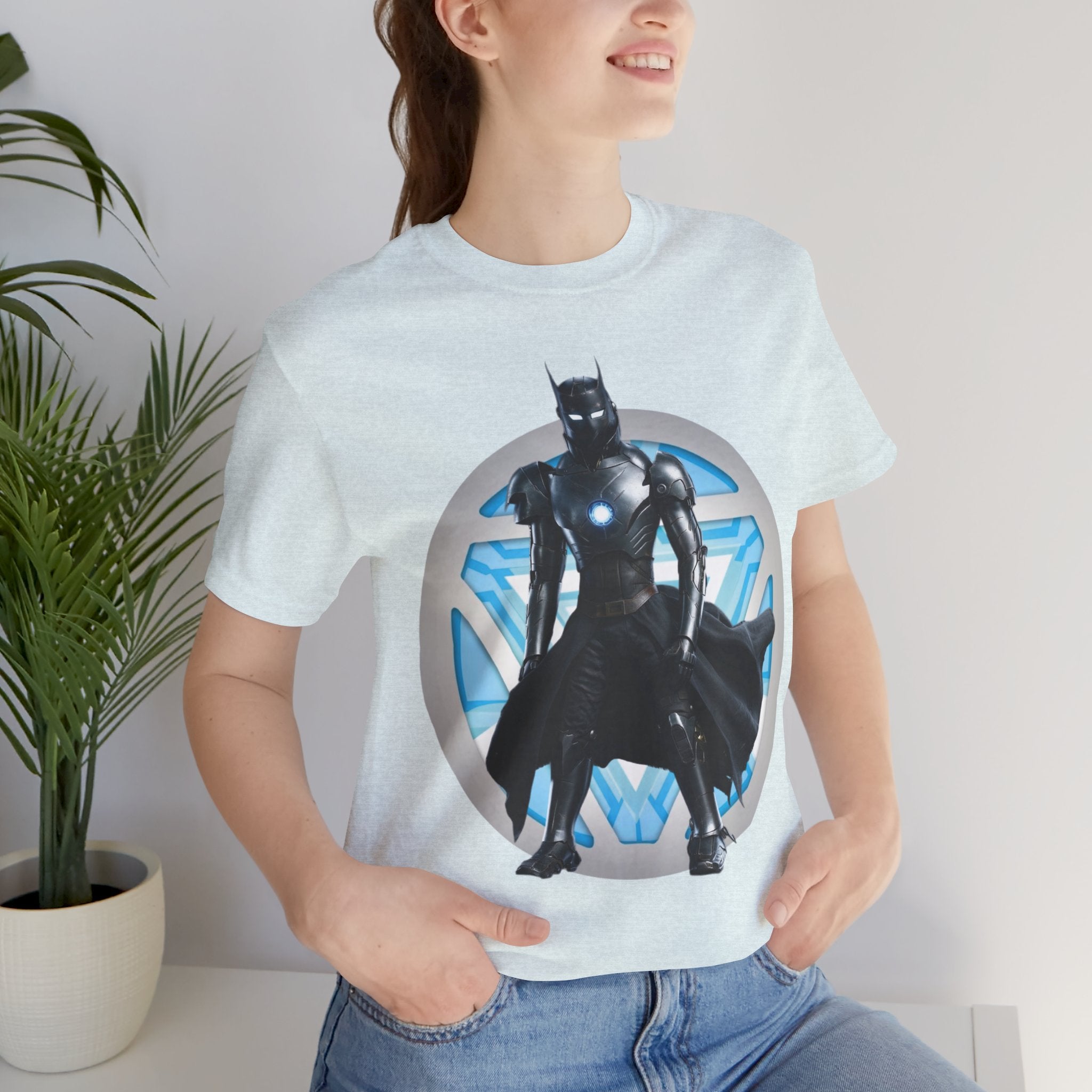 Batman Armor Graphic Tee – Futuristic Superhero T-Shirt - IRONMAN