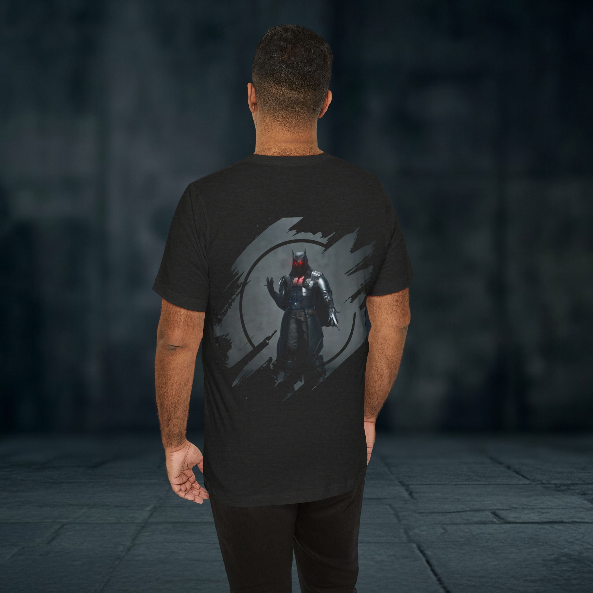 My Creed Graphic Tee — Dark Knight Sci‑Fi Illustration T‑Shirt