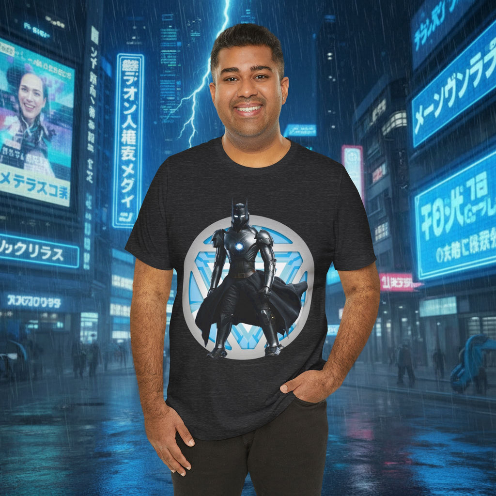 Batman Armor Graphic Tee – Futuristic Superhero T-Shirt - IRONMAN