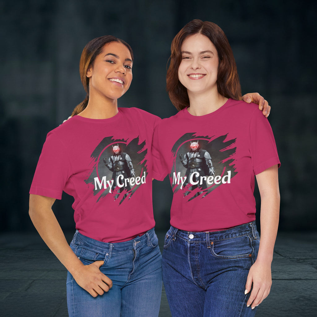 My Creed T-Shirt — Dark Knight Sci‑Fi Graphic Tee