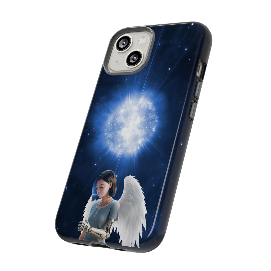 Angel Wings Galaxy Phone Case — Cosmic Light Protective Case ALITA BATTLE ANGEL