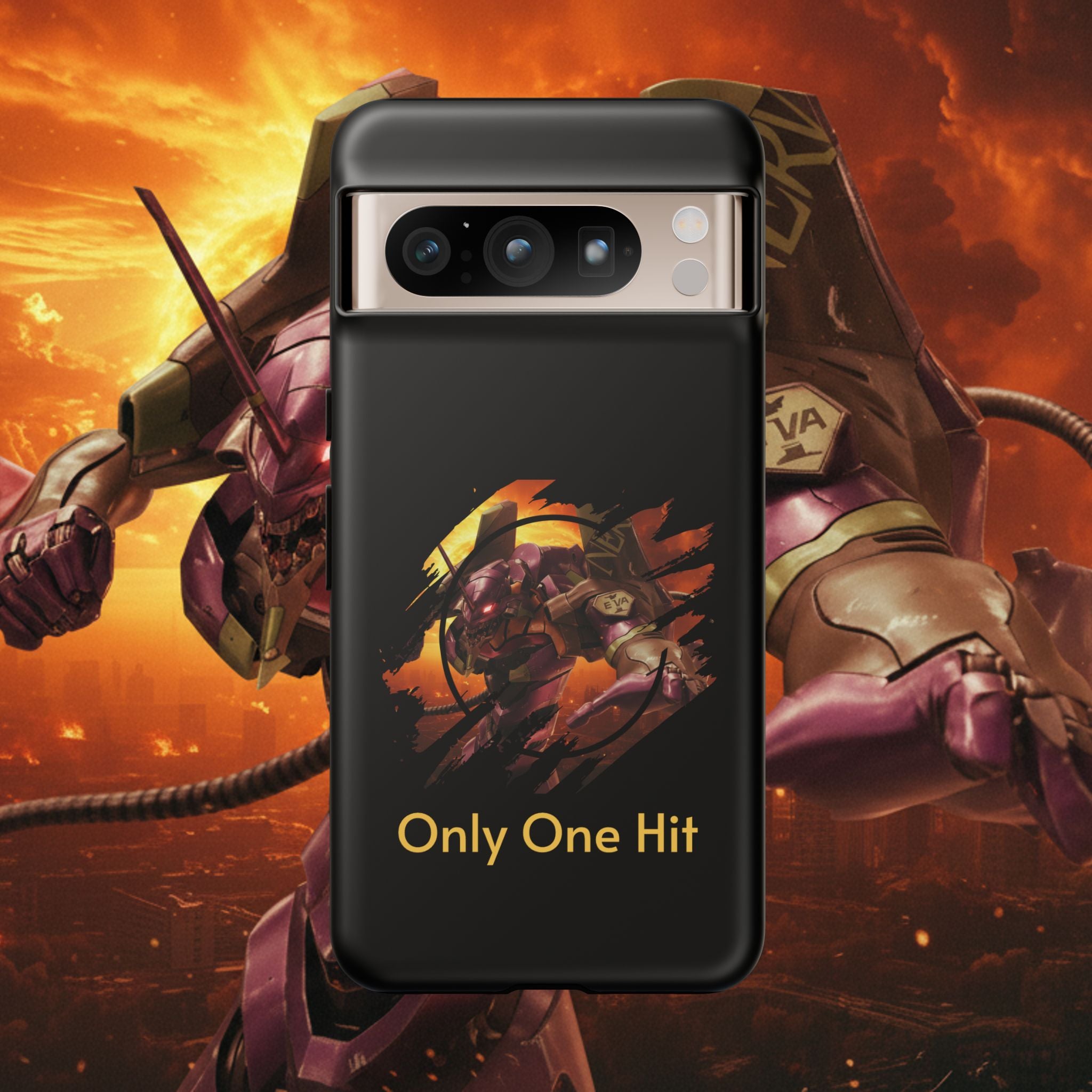 Phone Case — "Only One Hit" Gaming Armor Protective Cover - EVA 1 - Neon Genesis Evangelion