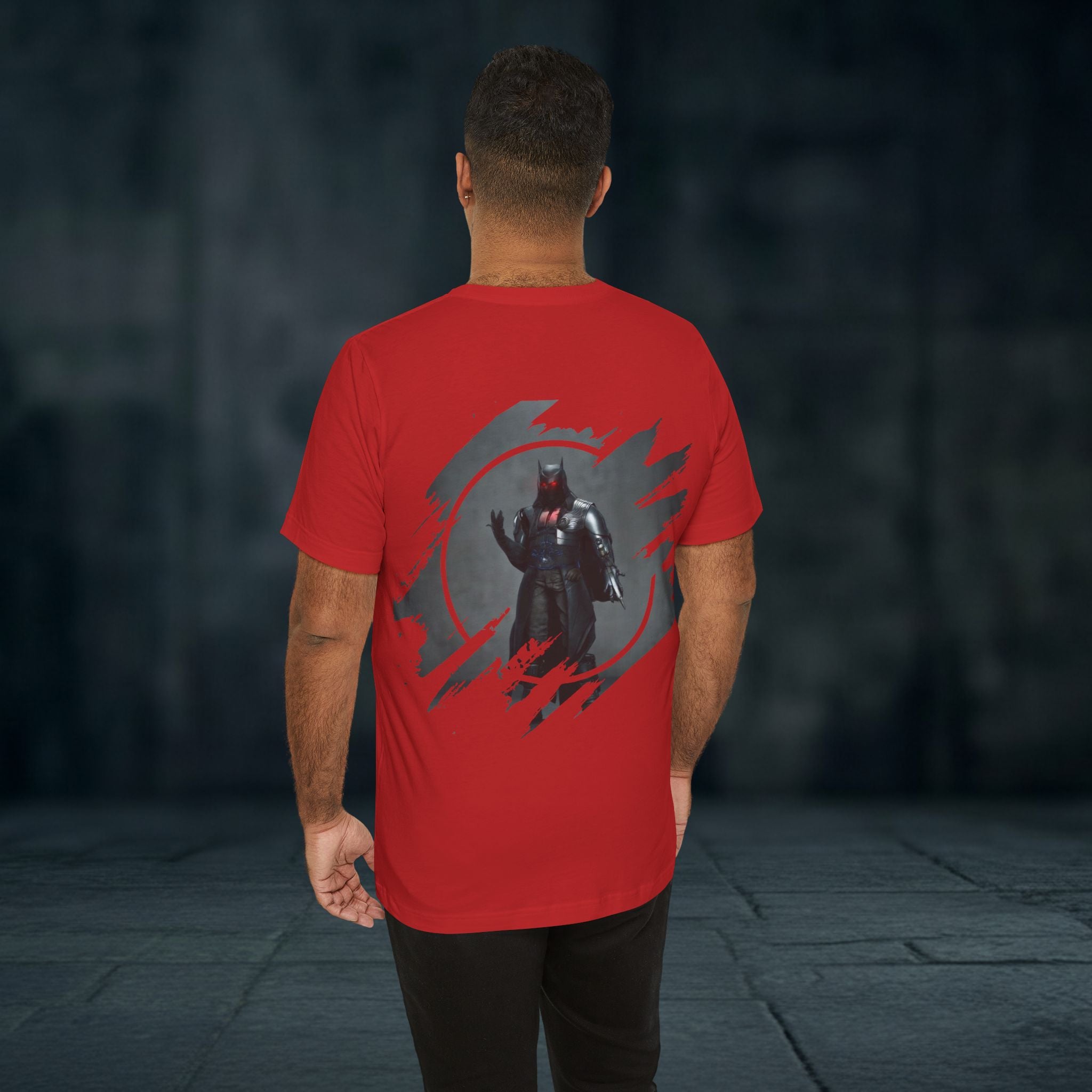 My Creed Graphic Tee — Dark Knight Sci‑Fi Illustration T‑Shirt