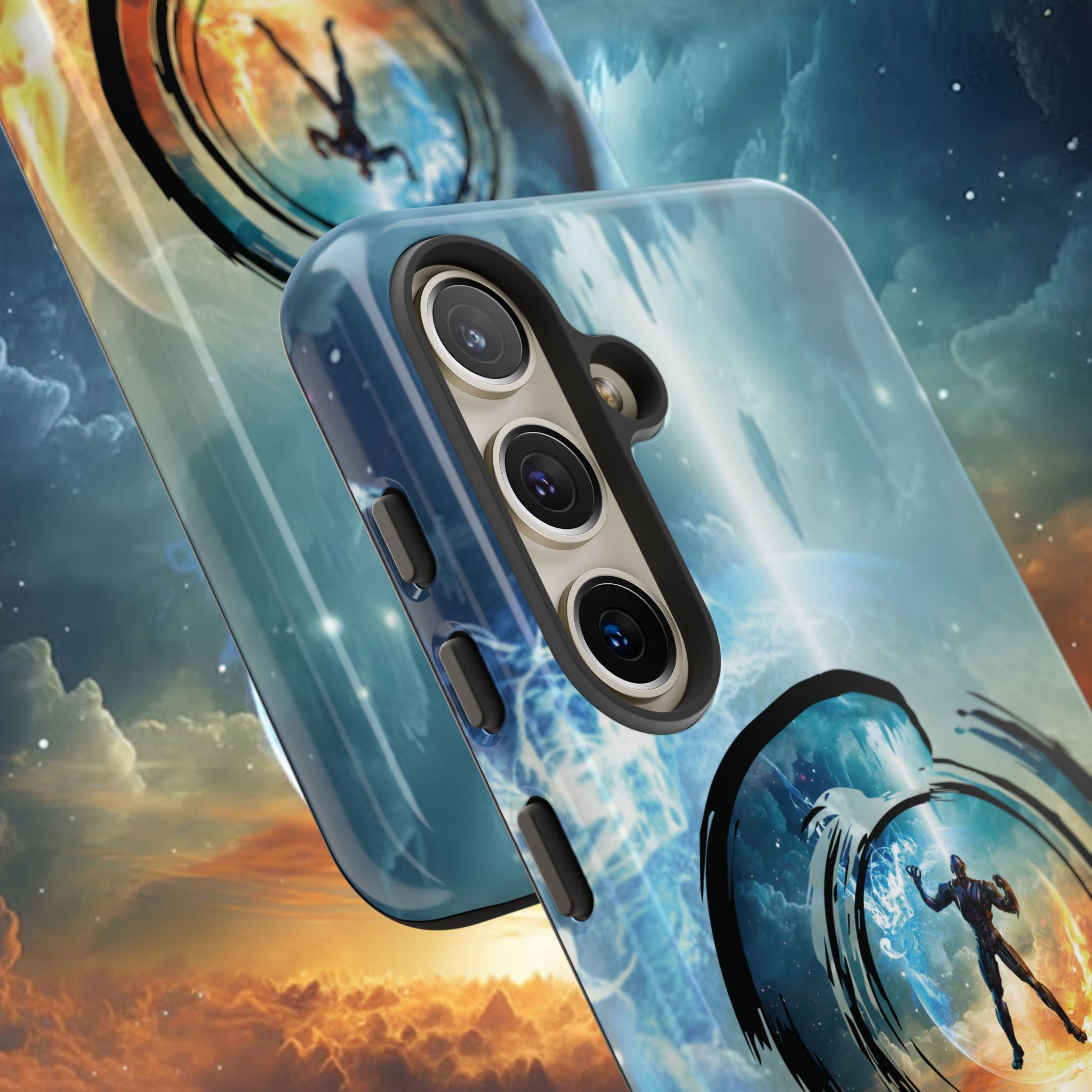 Phone Case — Elemental Warrior Fire & Ice Protective Tough Case - Ultron