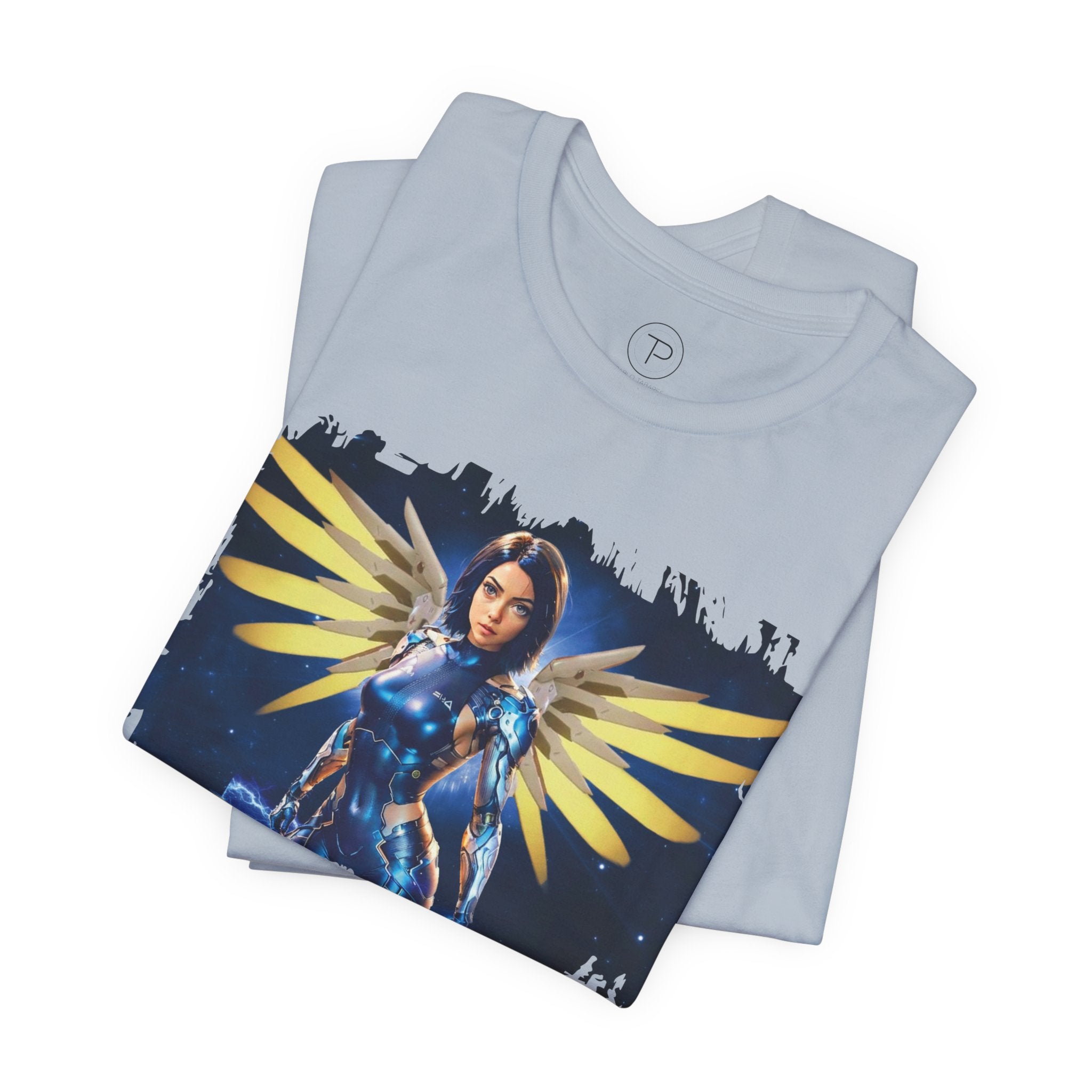 Angel Warrior Tee — "Perfect Angel" Fantasy Wings Graphic T-Shirt - alita battle angel