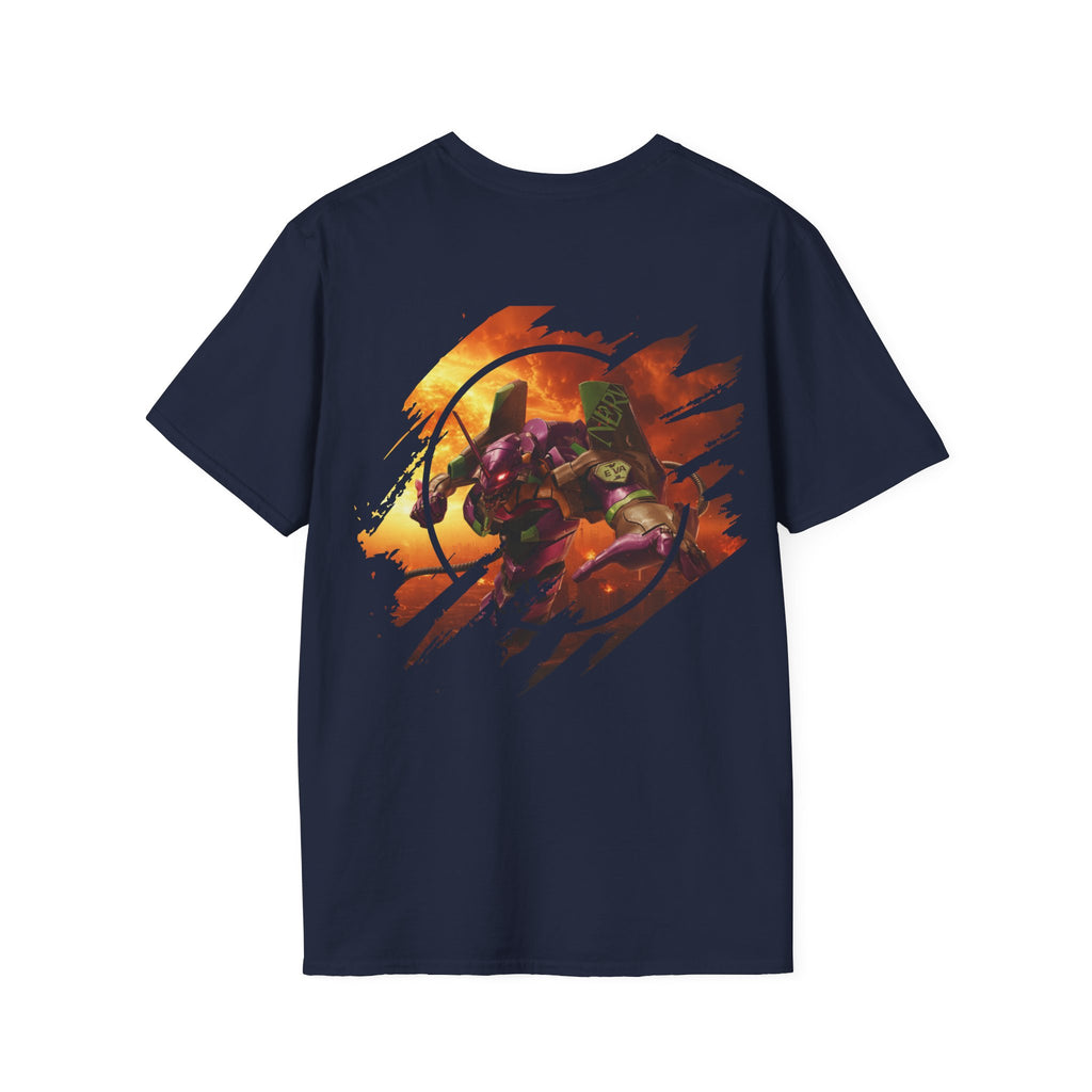 Only One Hit T-Shirt — Gamer Mech Battle Tee - EVA 1 - Neon Genesis Evangelion