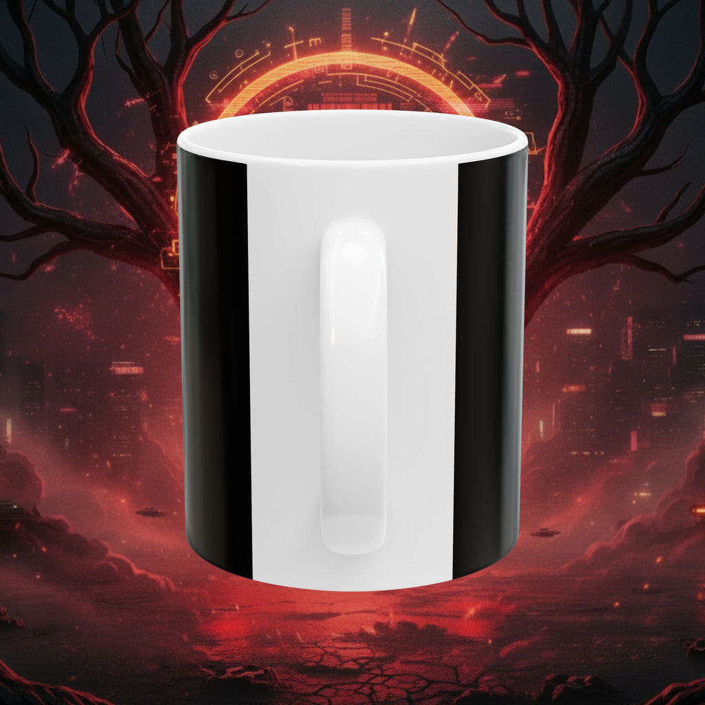 Dark Fantasy Demon Trio Ceramic Mug — Gothic Anime Horror Coffee Cup (11oz/15oz)