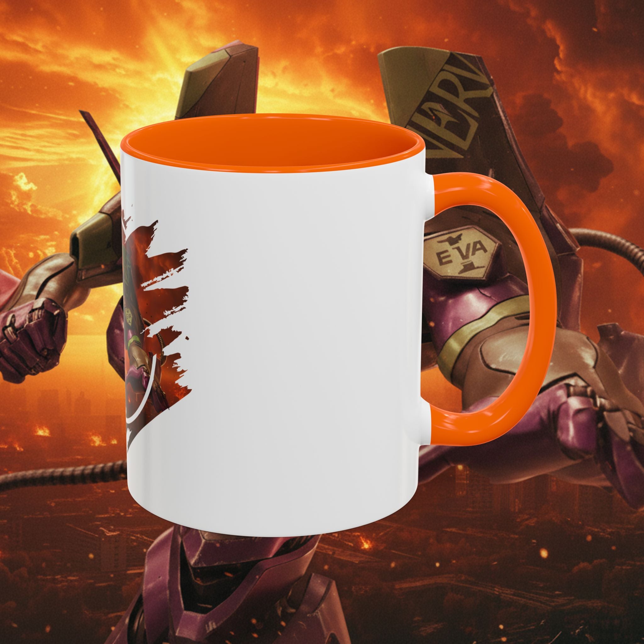 Evangelion Unit-01 Mecha Coffee Mug — Anime Pilot Accent Mug (11/15oz) - EVA 1 - Neon Genesis Evangelion