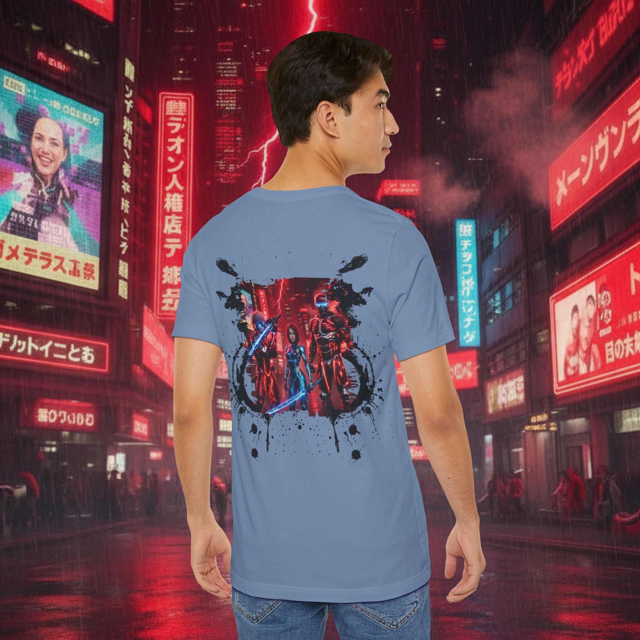 Epic Battle Tee — Sci‑Fi Gamer Graphic T-Shirt - Battle Suits