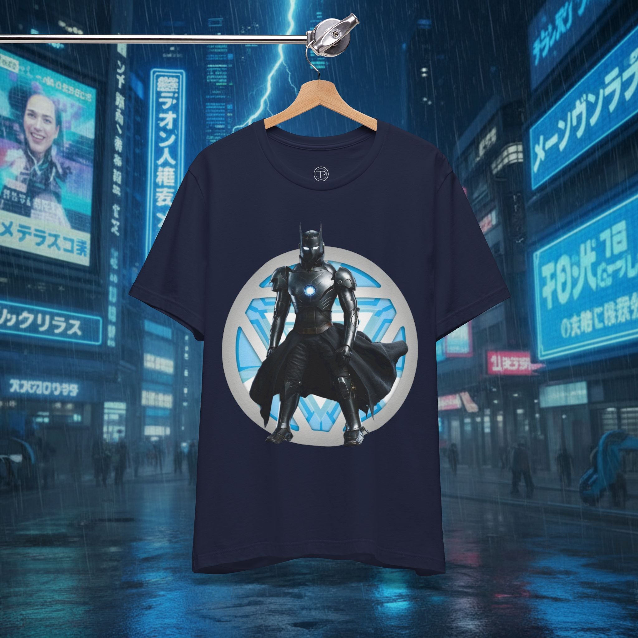 Batman Armor Graphic Tee – Futuristic Superhero T-Shirt - IRONMAN