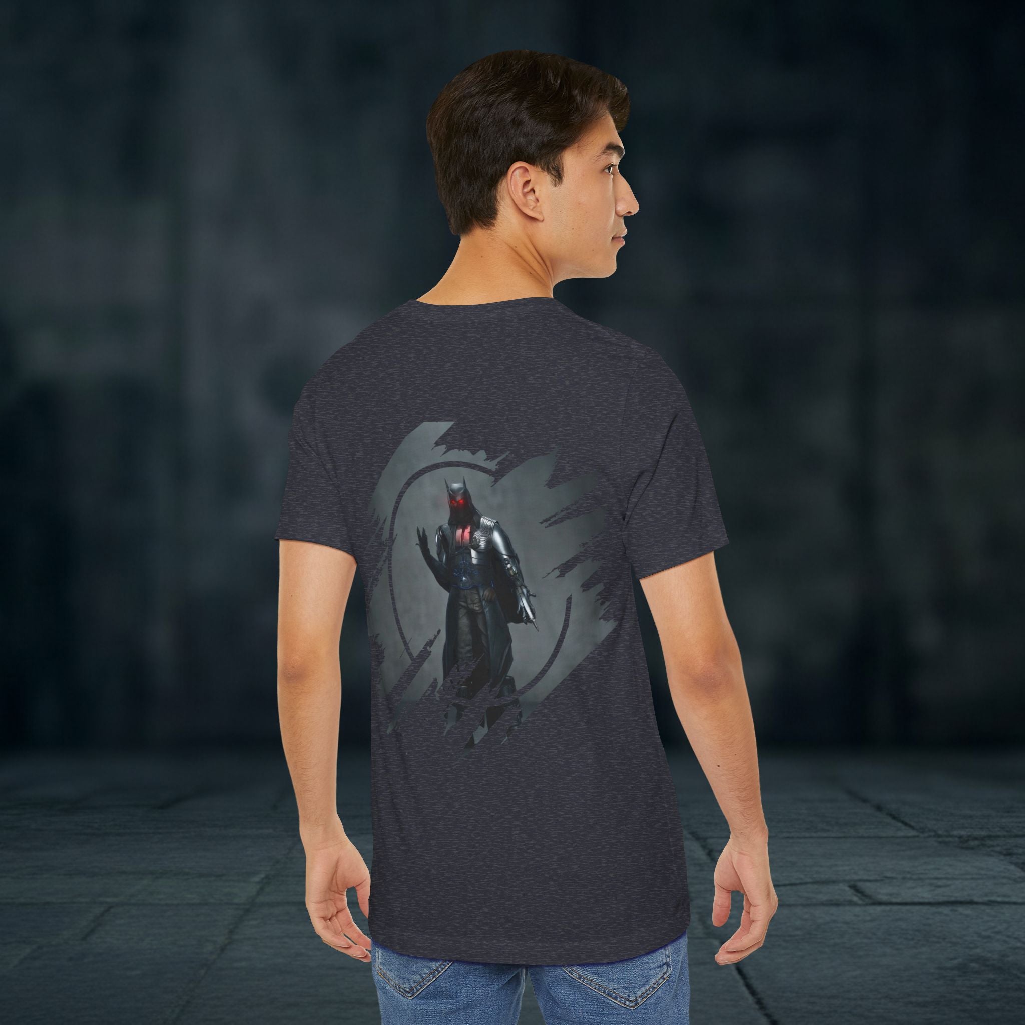 My Creed Graphic Tee — Dark Knight Sci‑Fi Illustration T‑Shirt