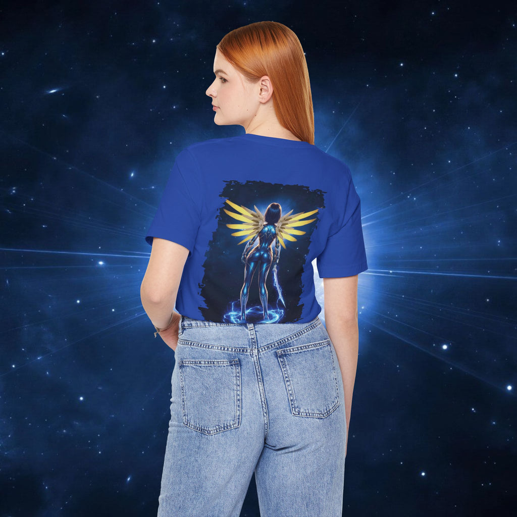 Angel Warrior Tee — "Perfect Angel" Fantasy Wings Graphic T-Shirt - alita battle angel