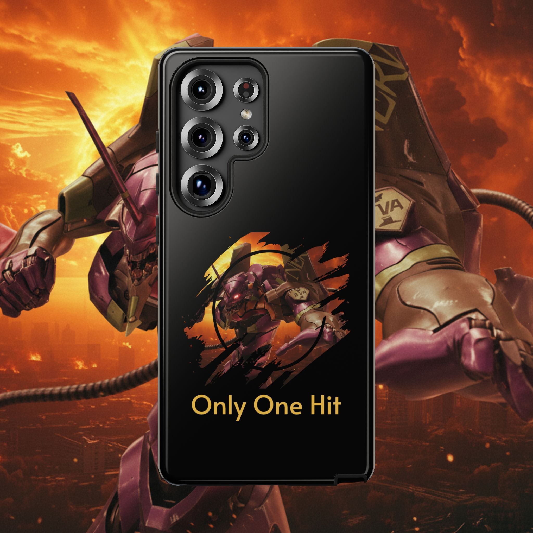 Phone Case — "Only One Hit" Gaming Armor Protective Cover - EVA 1 - Neon Genesis Evangelion