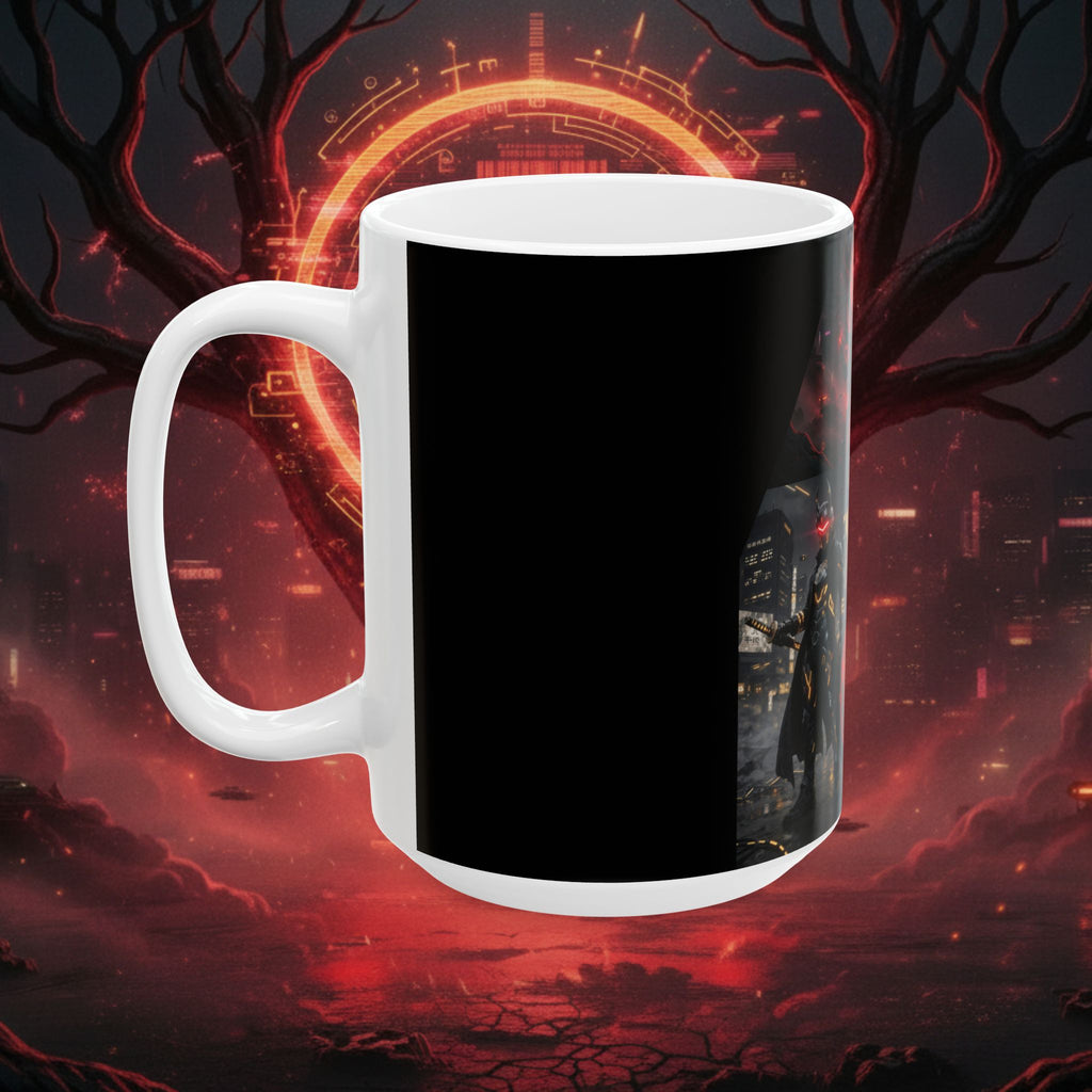 Dark Fantasy Demon Trio Ceramic Mug — Gothic Anime Horror Coffee Cup (11oz/15oz)