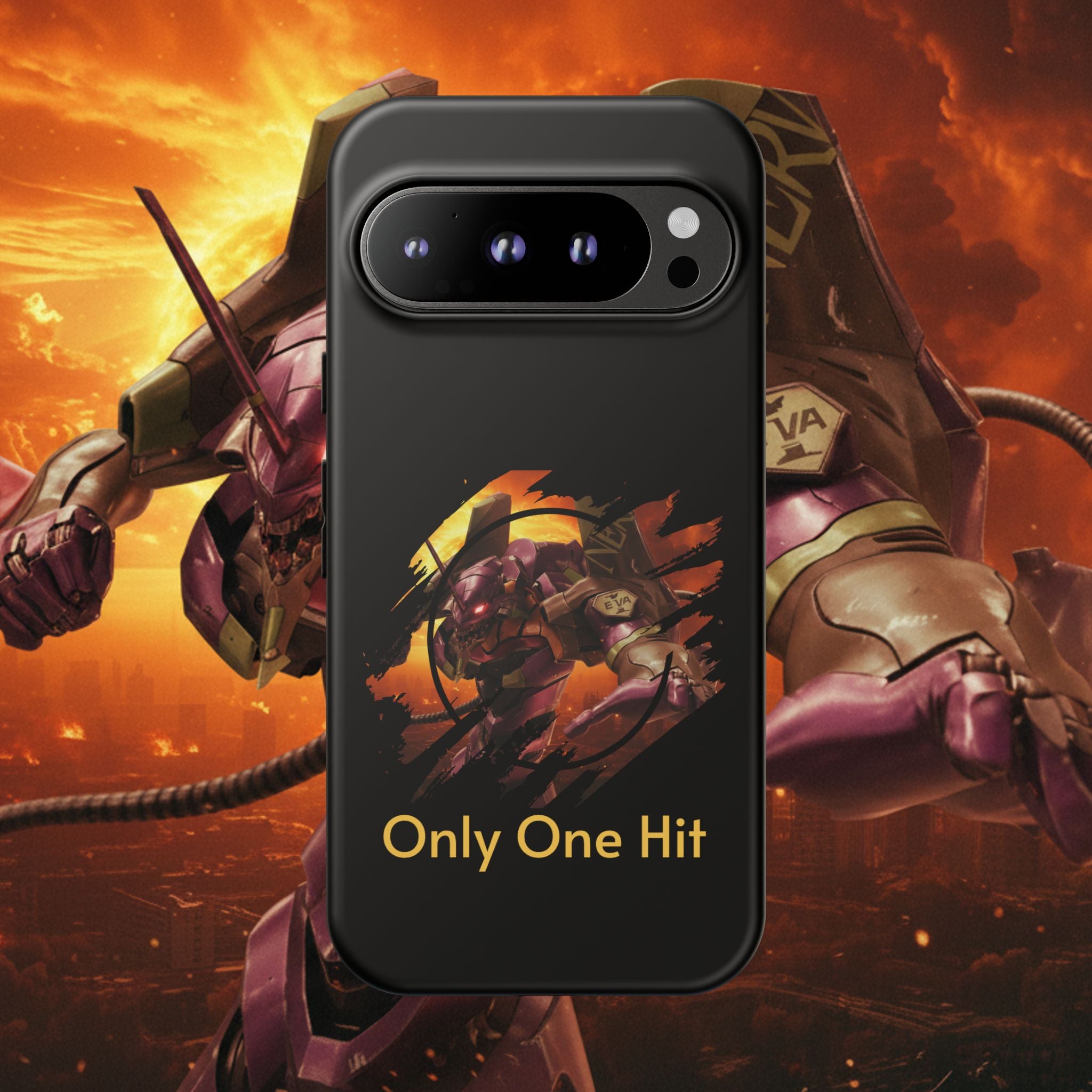Phone Case — "Only One Hit" Gaming Armor Protective Cover - EVA 1 - Neon Genesis Evangelion
