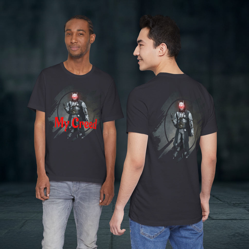 My Creed T-Shirt — Dark Knight Sci‑Fi Graphic Tee