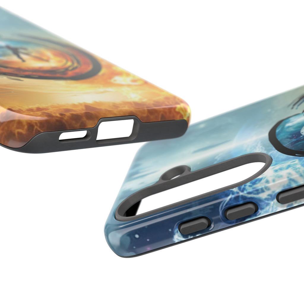 Phone Case — Elemental Warrior Fire & Ice Protective Tough Case - Ultron