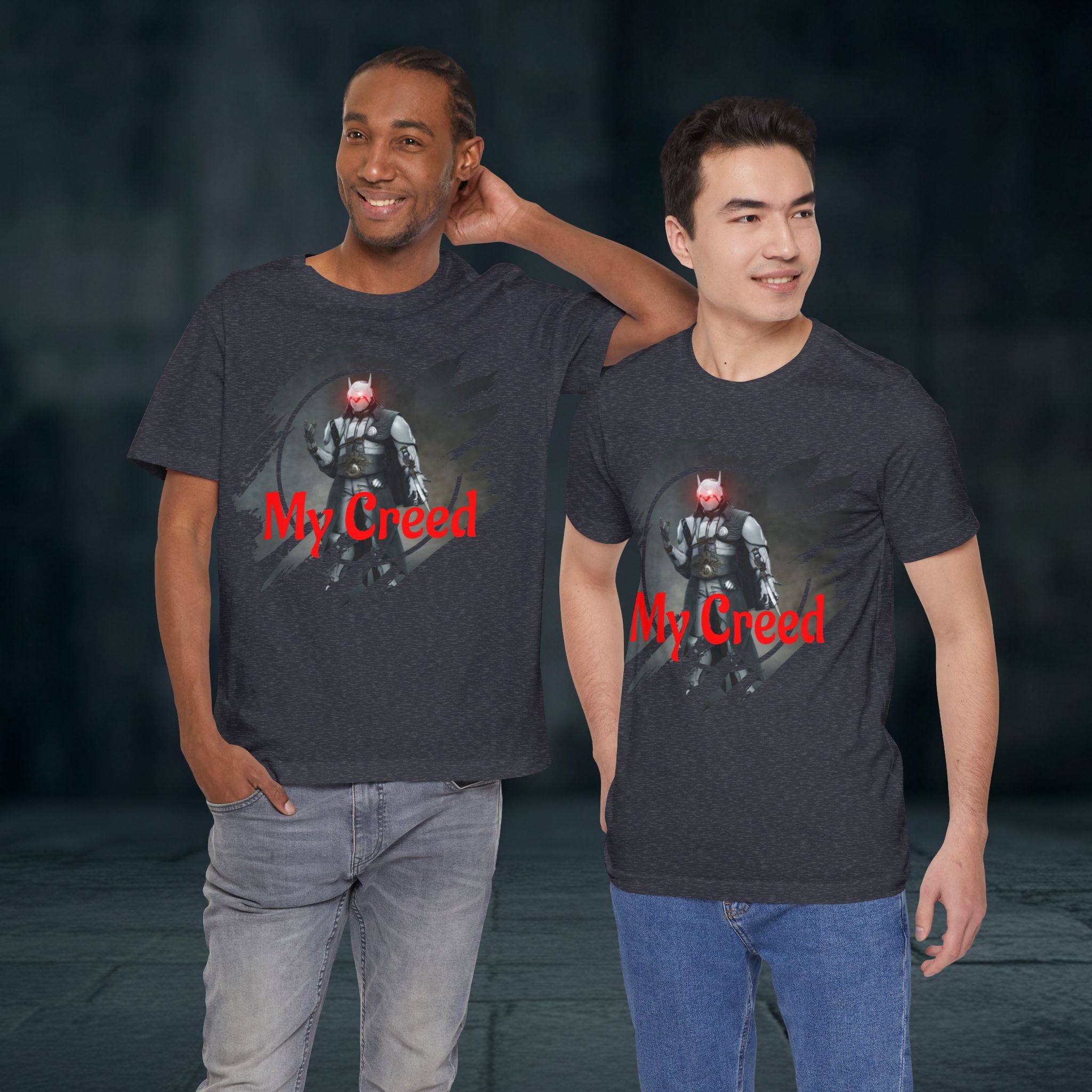My Creed T-Shirt — Dark Knight Sci‑Fi Graphic Tee
