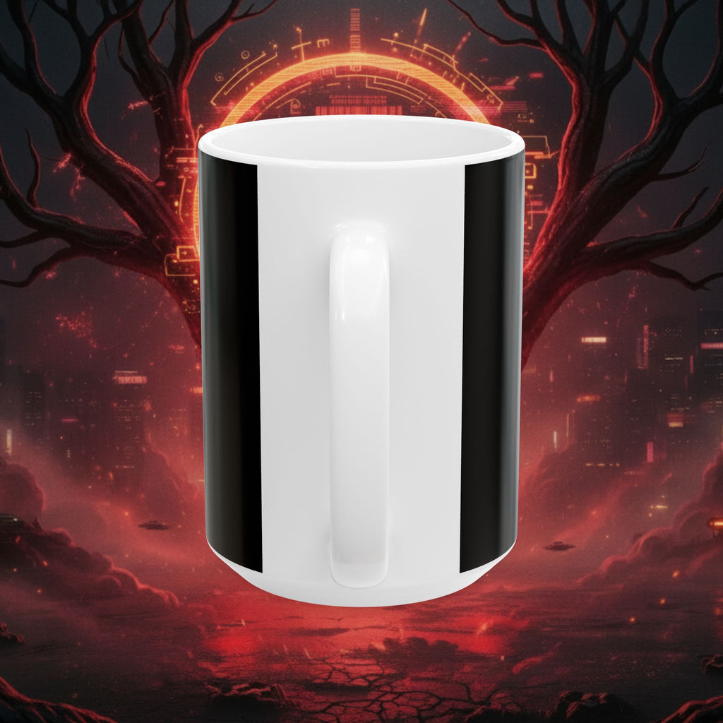 Dark Fantasy Demon Trio Ceramic Mug — Gothic Anime Horror Coffee Cup (11oz/15oz)