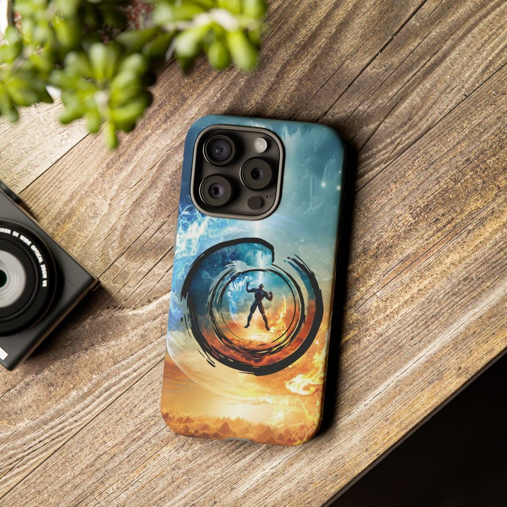 Phone Case — Elemental Warrior Fire & Ice Protective Tough Case - Ultron