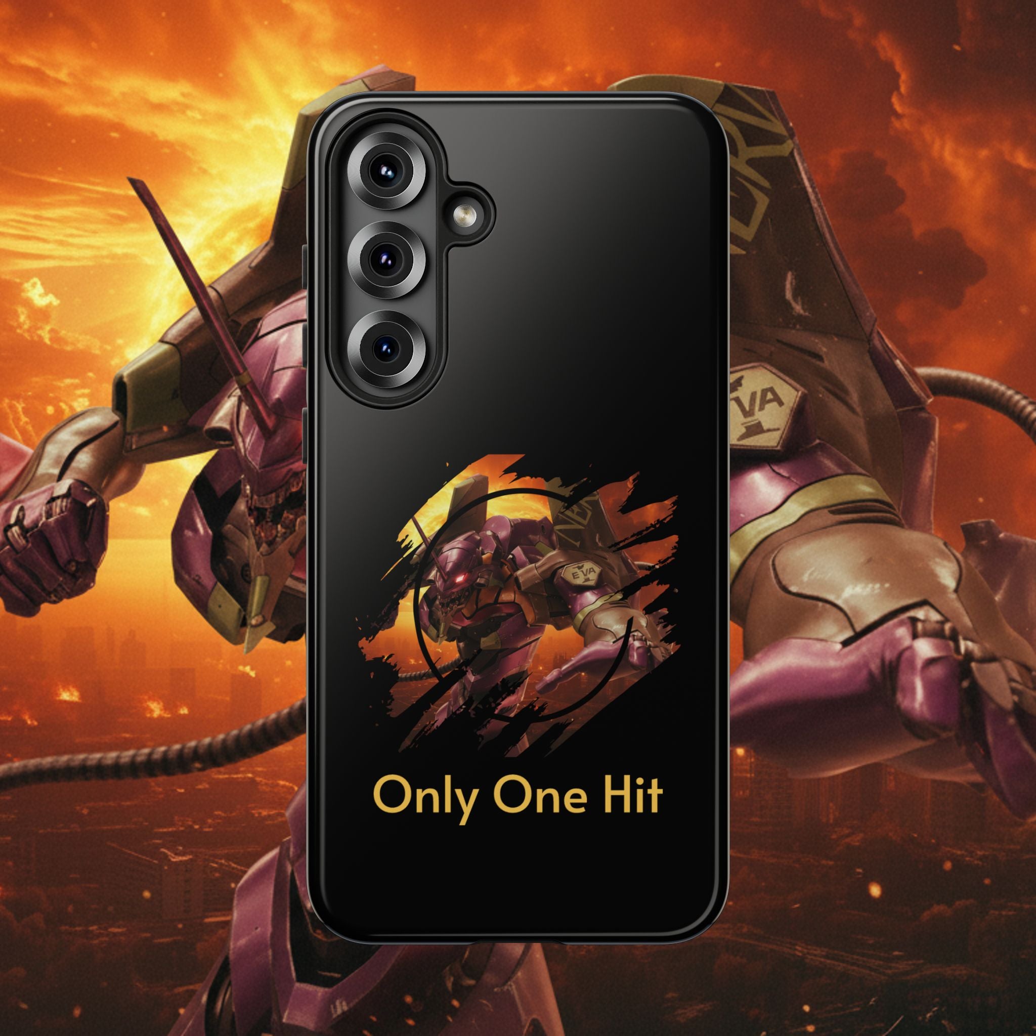 Phone Case — "Only One Hit" Gaming Armor Protective Cover - EVA 1 - Neon Genesis Evangelion