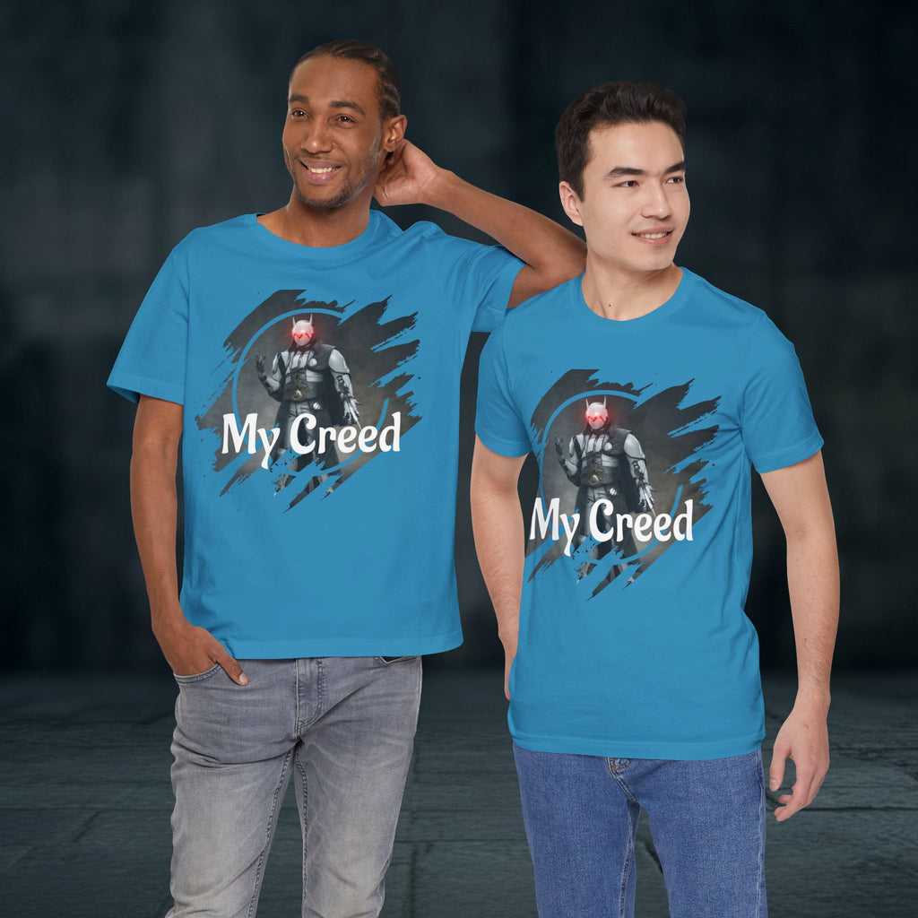 My Creed T-Shirt — Dark Knight Sci‑Fi Graphic Tee