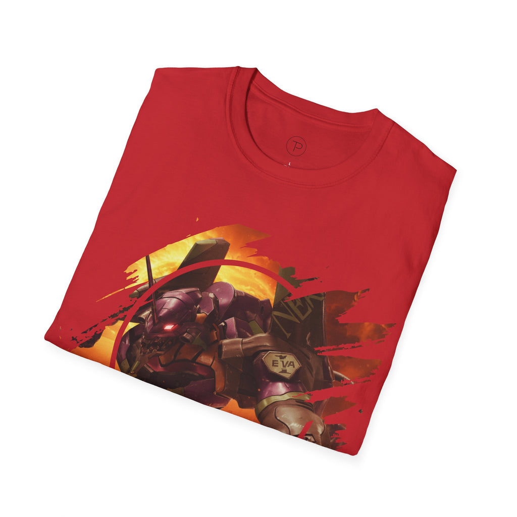 Only One Hit T-Shirt — Gamer Mech Battle Tee - EVA 1 - Neon Genesis Evangelion