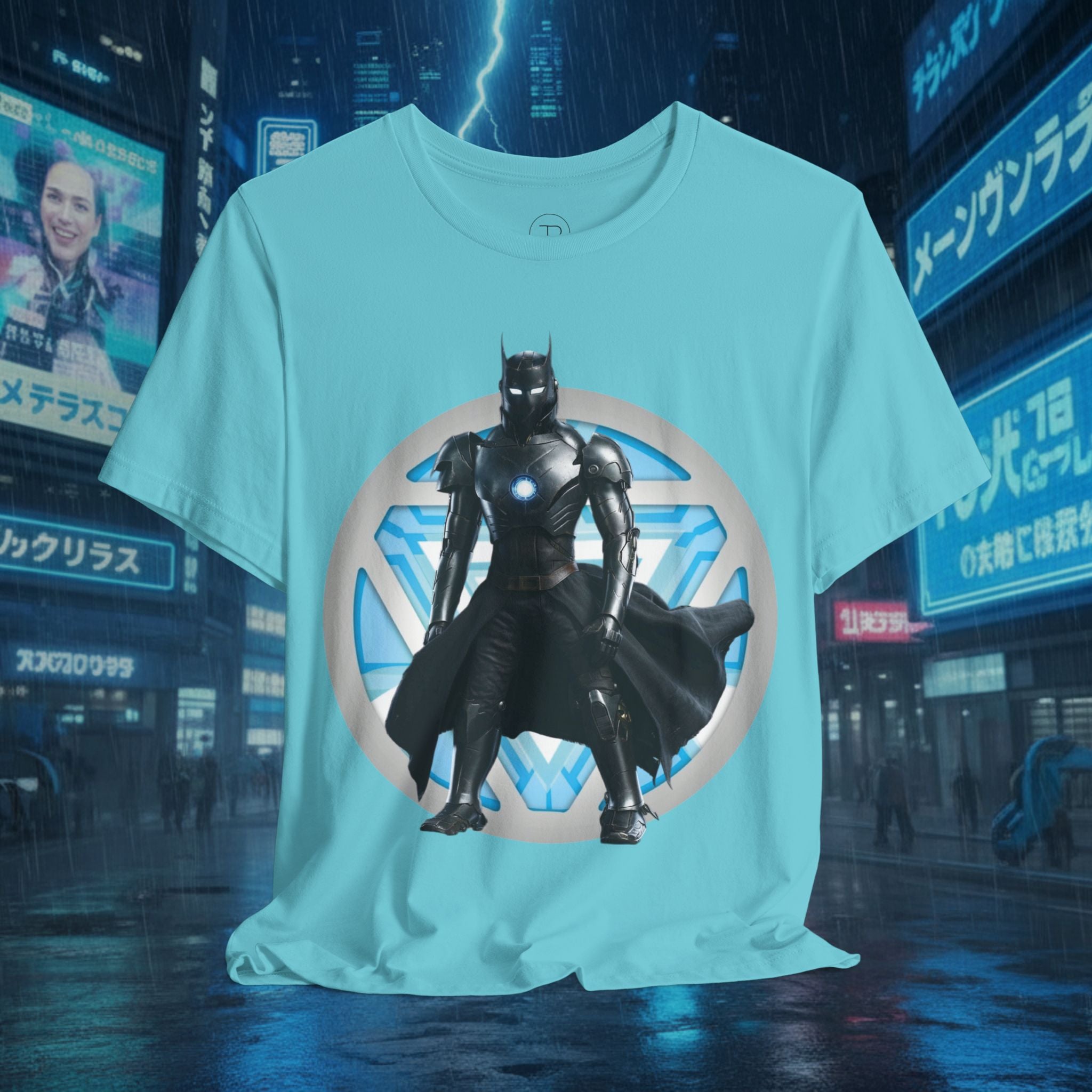 Batman Armor Graphic Tee – Futuristic Superhero T-Shirt - IRONMAN