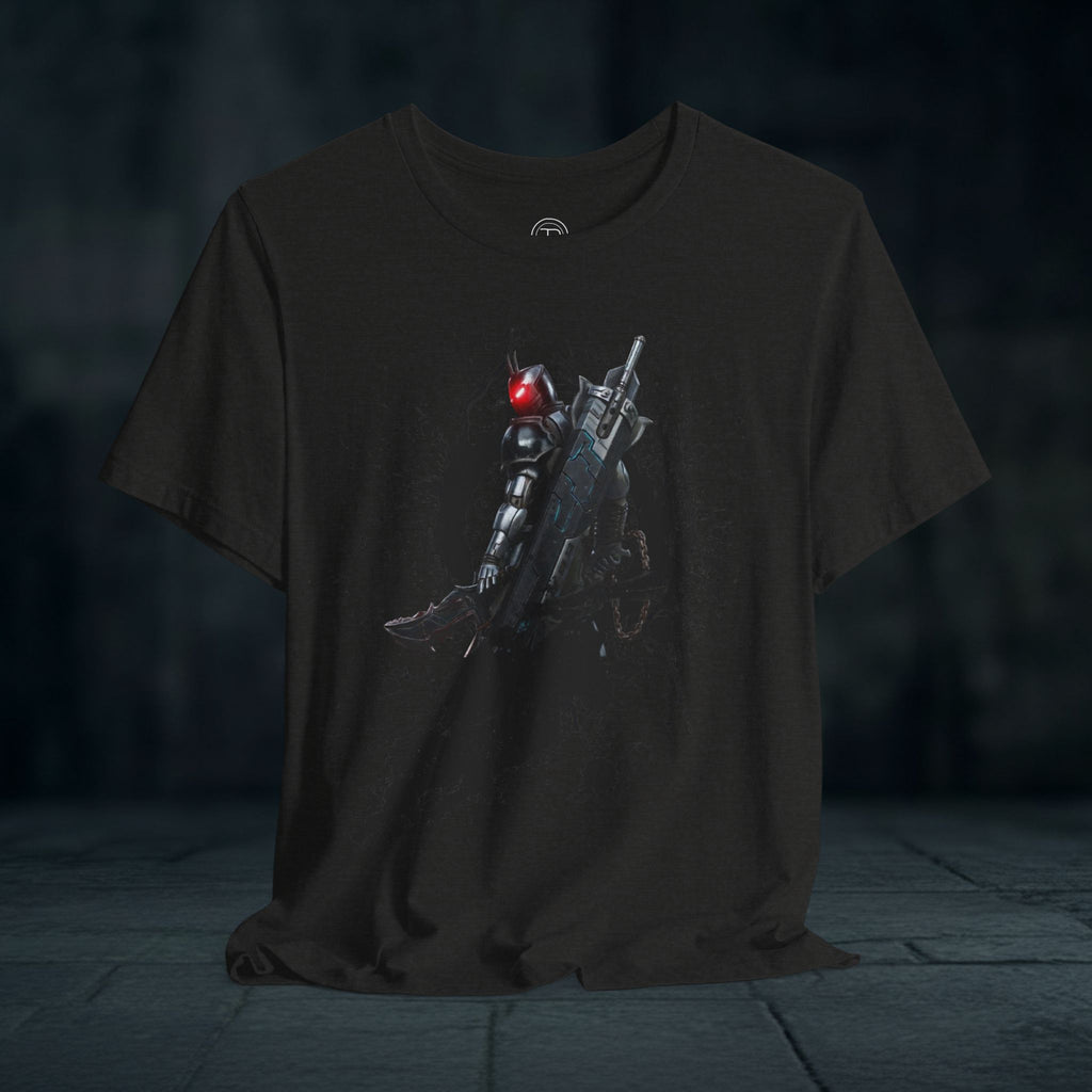 Splatter Noir Rifle Tee — Graphic Military Weapon Shirt