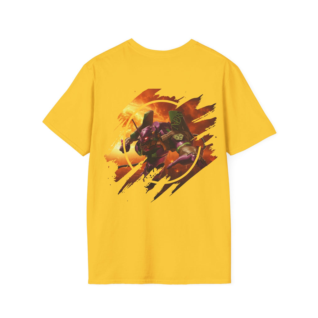 Only One Hit T-Shirt — Gamer Mech Battle Tee - EVA 1 - Neon Genesis Evangelion