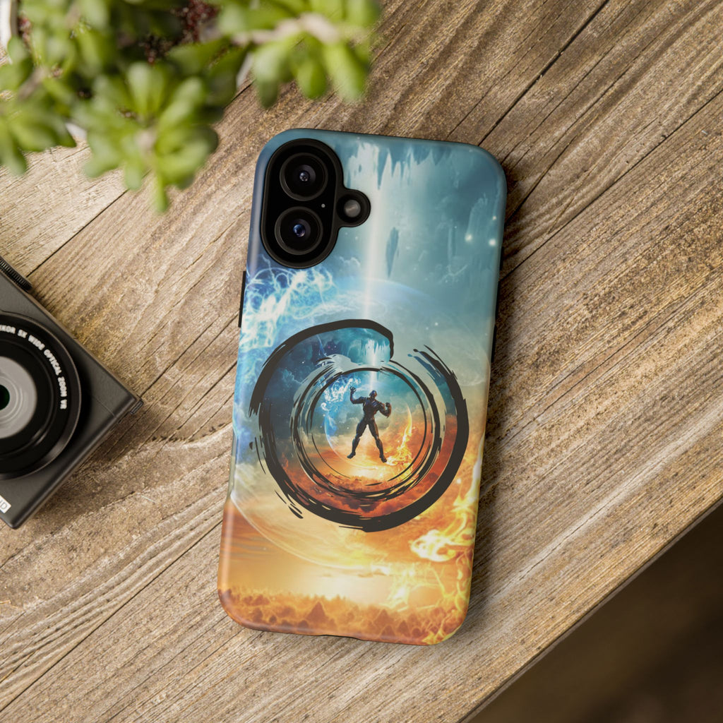 Phone Case — Elemental Warrior Fire & Ice Protective Tough Case - Ultron