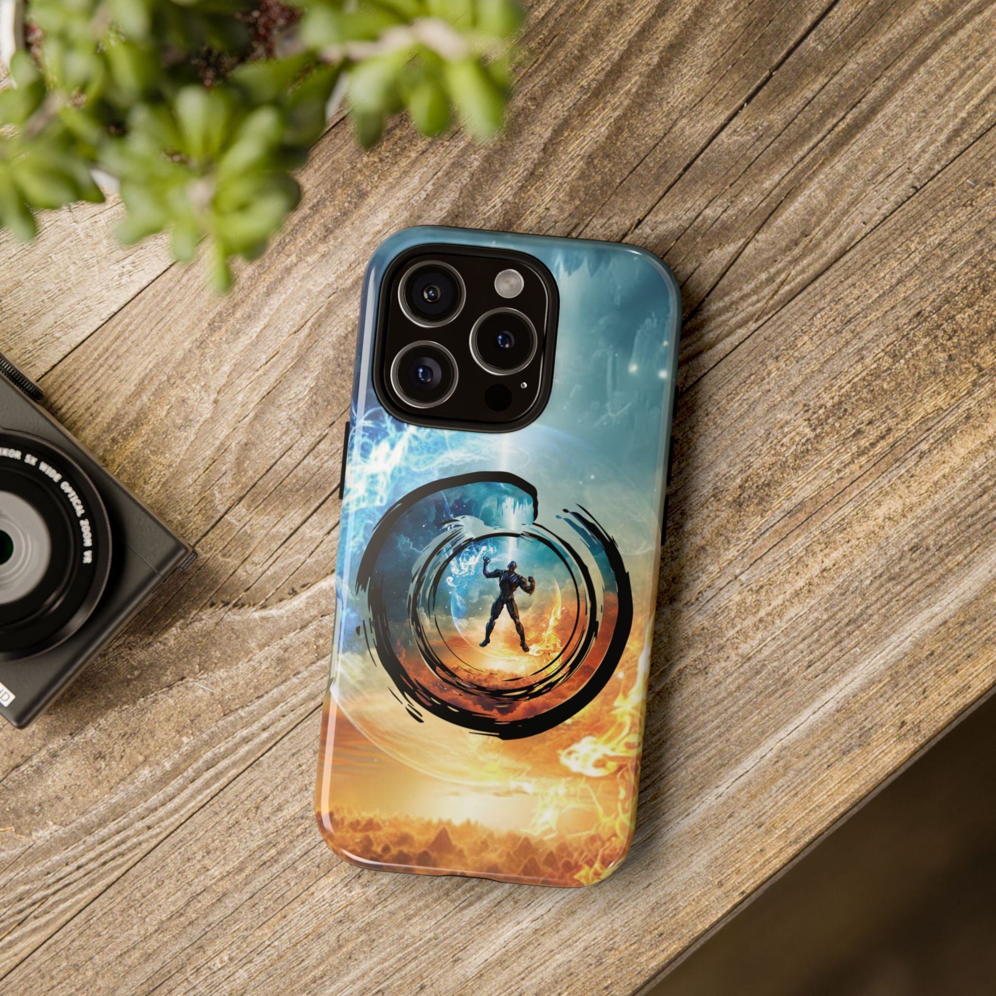 Phone Case — Elemental Warrior Fire & Ice Protective Tough Case - Ultron