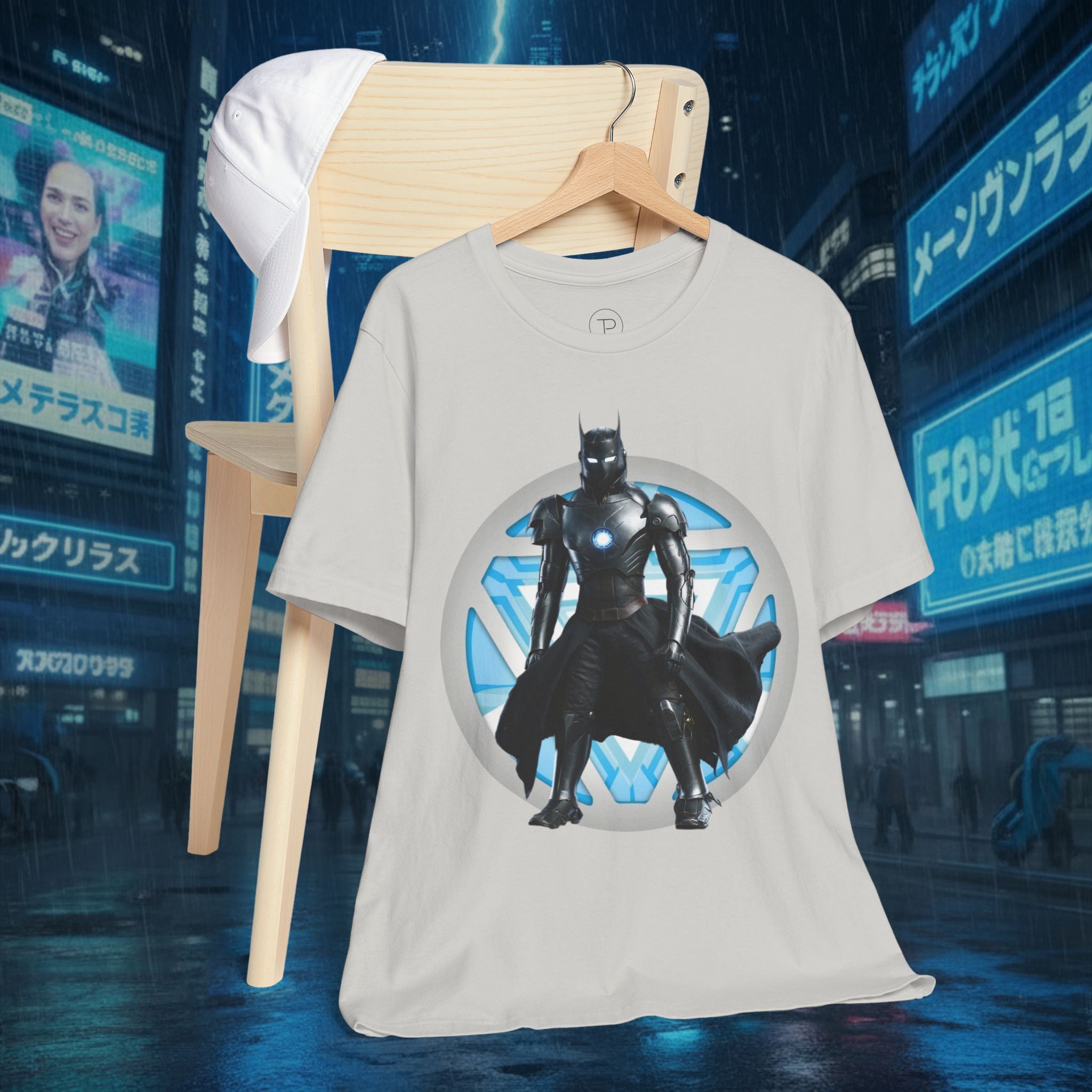 Batman Armor Graphic Tee – Futuristic Superhero T-Shirt - IRONMAN