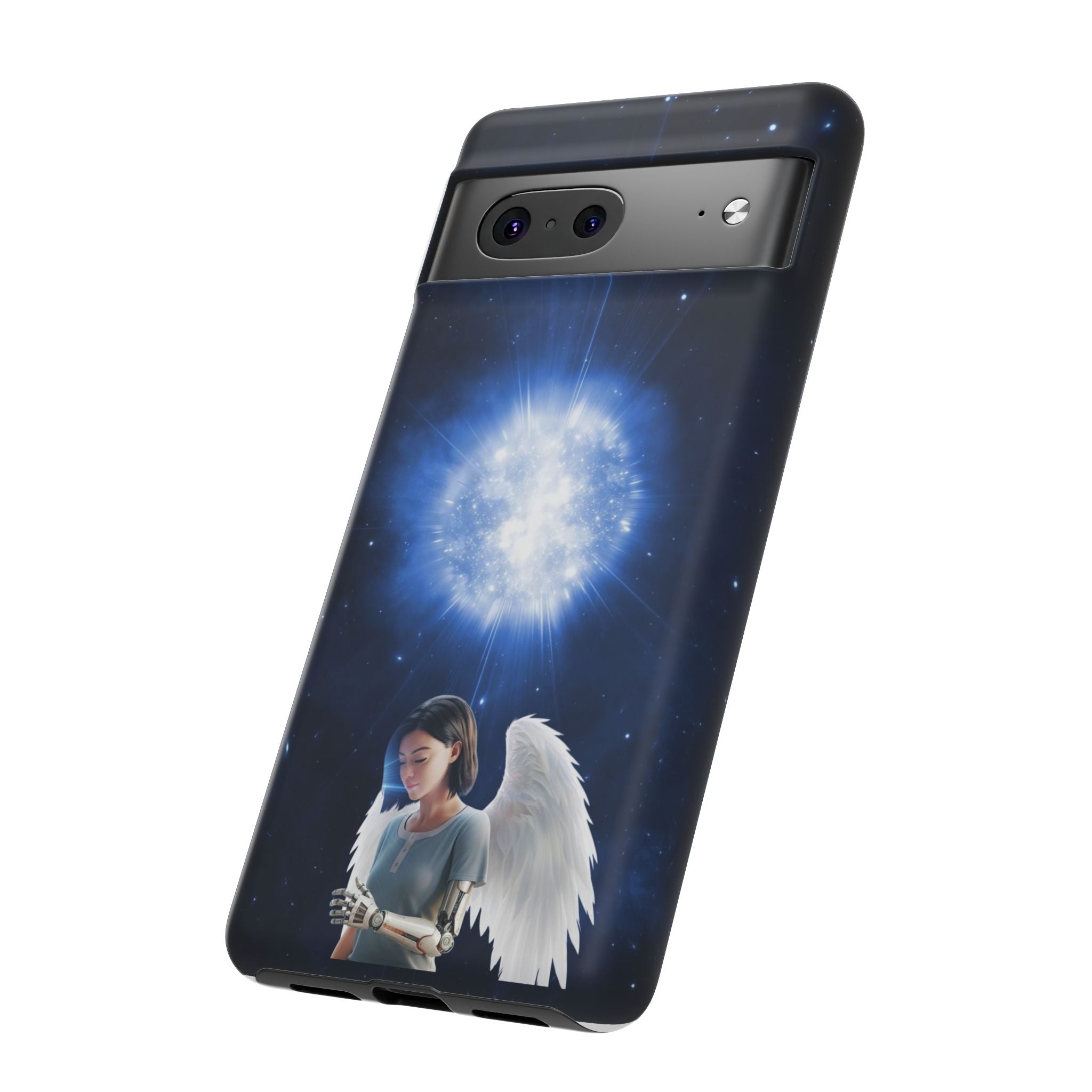 Angel Wings Galaxy Phone Case — Cosmic Light Protective Case ALITA BATTLE ANGEL