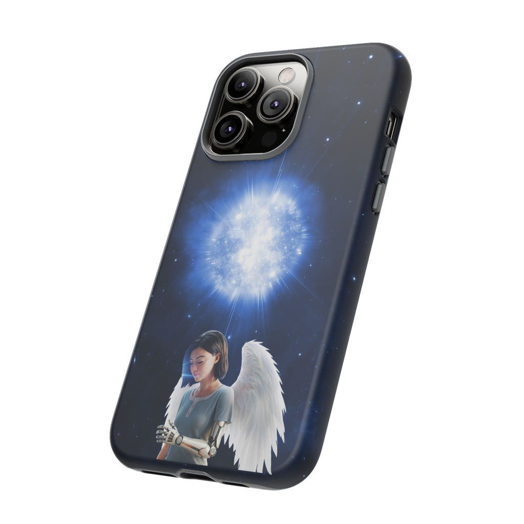 Angel Wings Galaxy Phone Case — Cosmic Light Protective Case ALITA BATTLE ANGEL