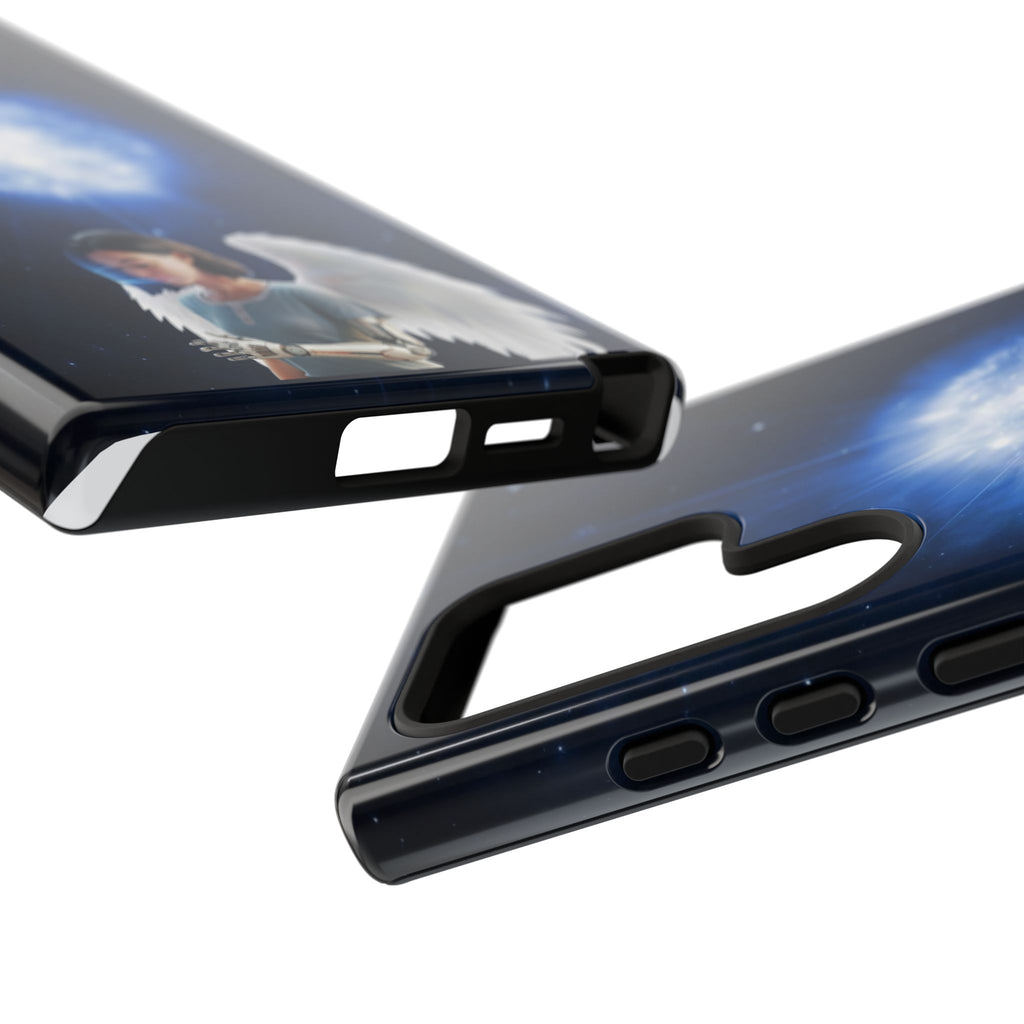 Angel Wings Galaxy Phone Case — Cosmic Light Protective Case ALITA BATTLE ANGEL