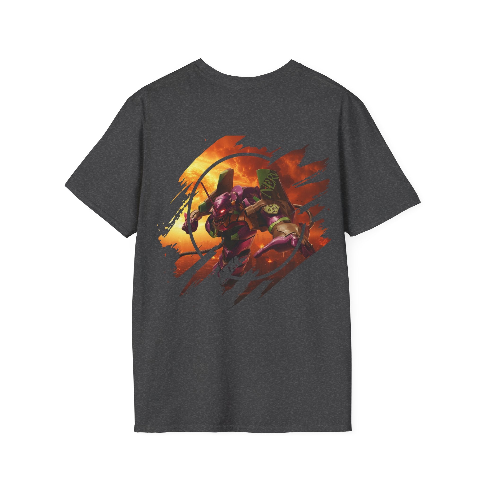 Only One Hit T-Shirt — Gamer Mech Battle Tee - EVA 1 - Neon Genesis Evangelion