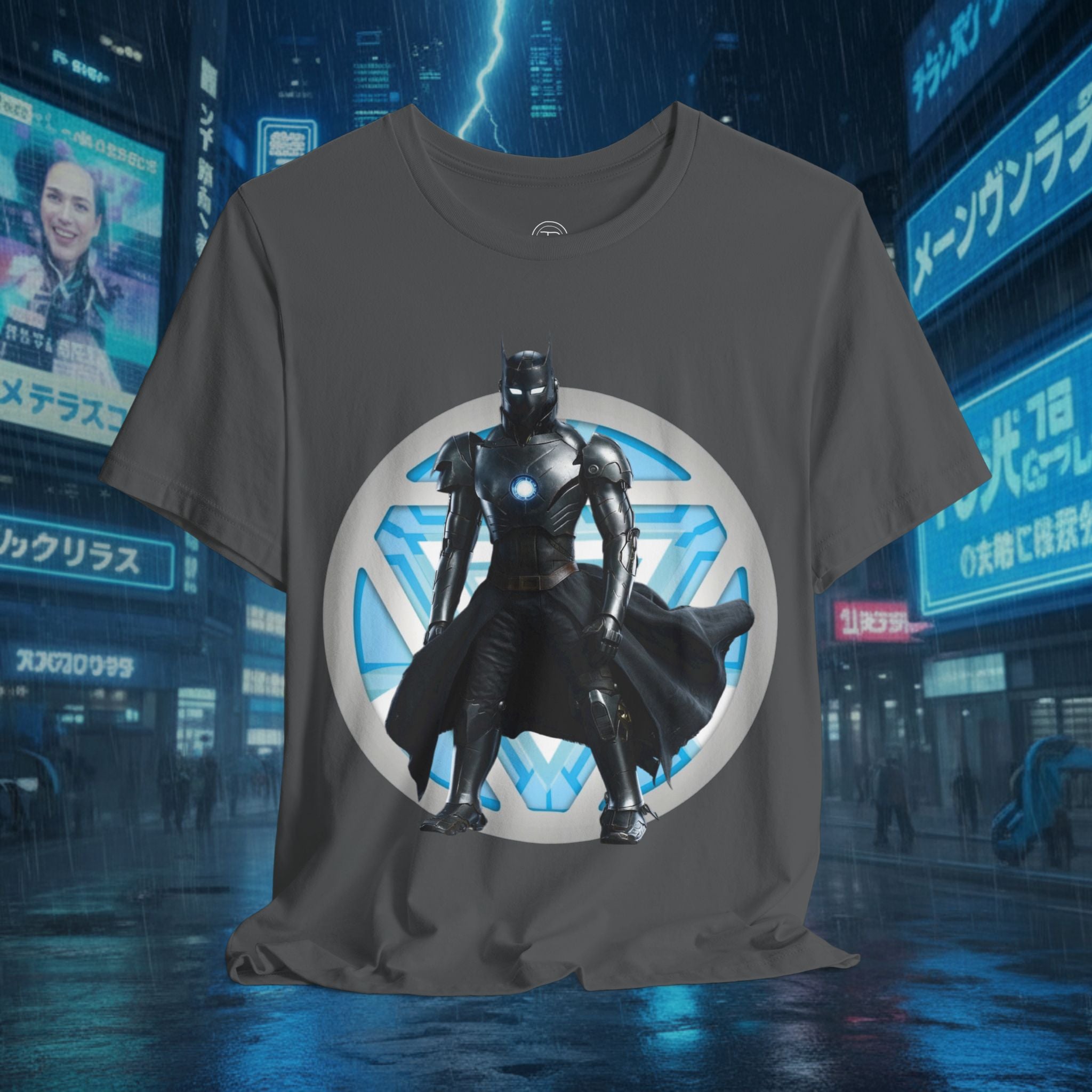 Batman Armor Graphic Tee – Futuristic Superhero T-Shirt - IRONMAN