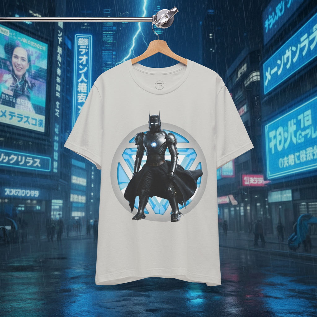 Batman Armor Graphic Tee – Futuristic Superhero T-Shirt - IRONMAN