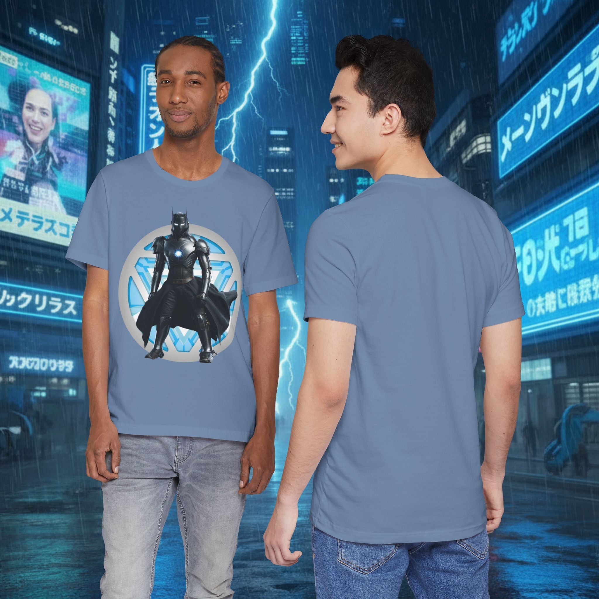 Batman Armor Graphic Tee – Futuristic Superhero T-Shirt - IRONMAN