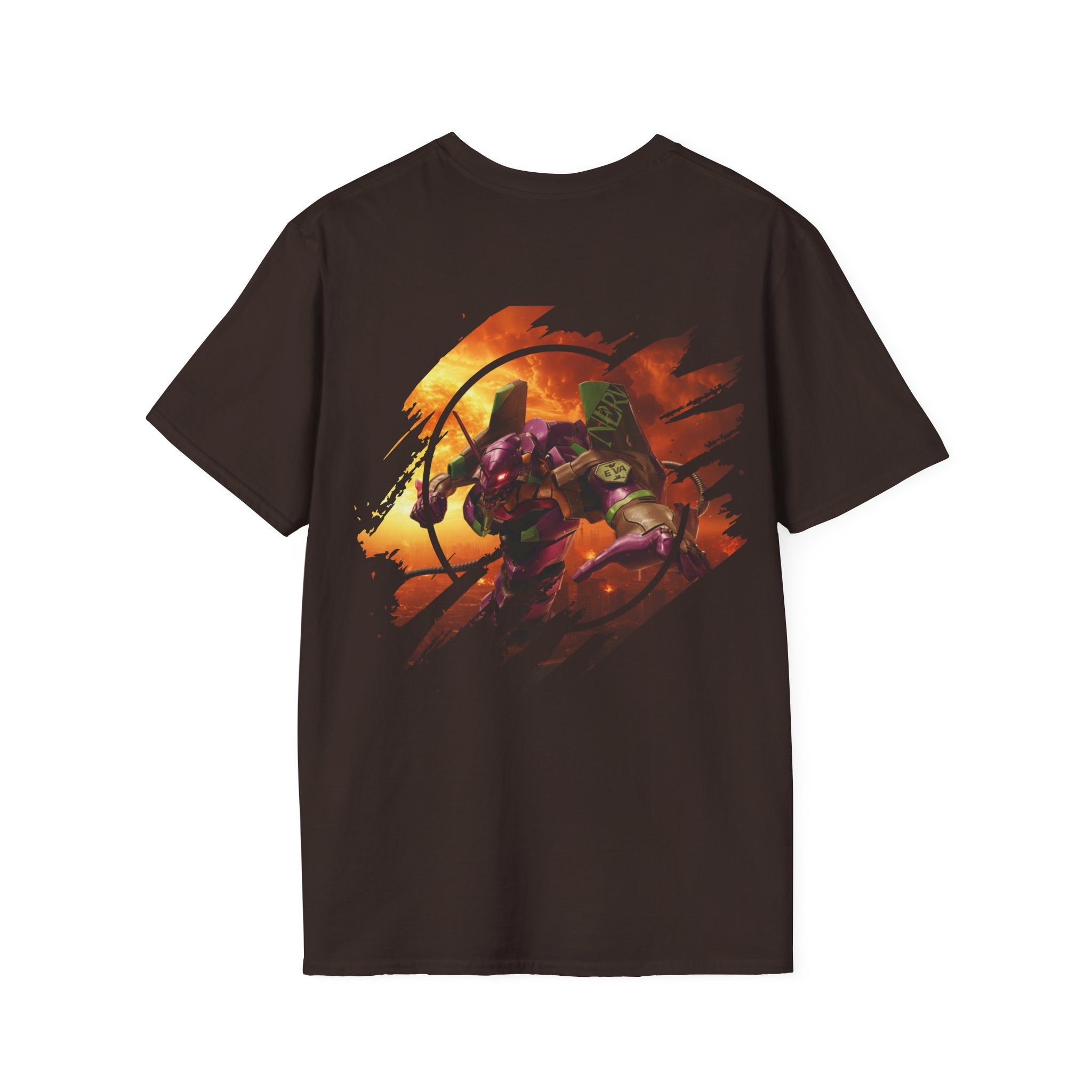 Only One Hit T-Shirt — Gamer Mech Battle Tee - EVA 1 - Neon Genesis Evangelion