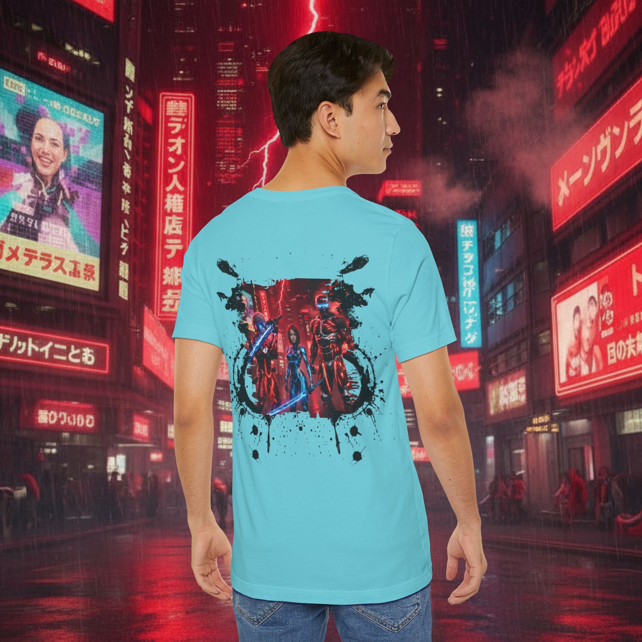 Epic Battle Tee — Sci‑Fi Gamer Graphic T-Shirt - Battle Suits