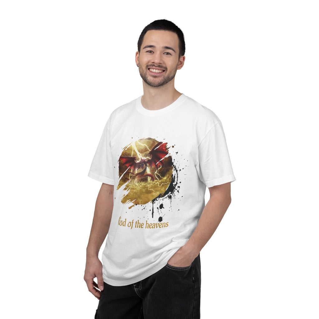 God of the Heavens T-Shirt — Mythic Storm Graphic Tee - slifer the sky dragon