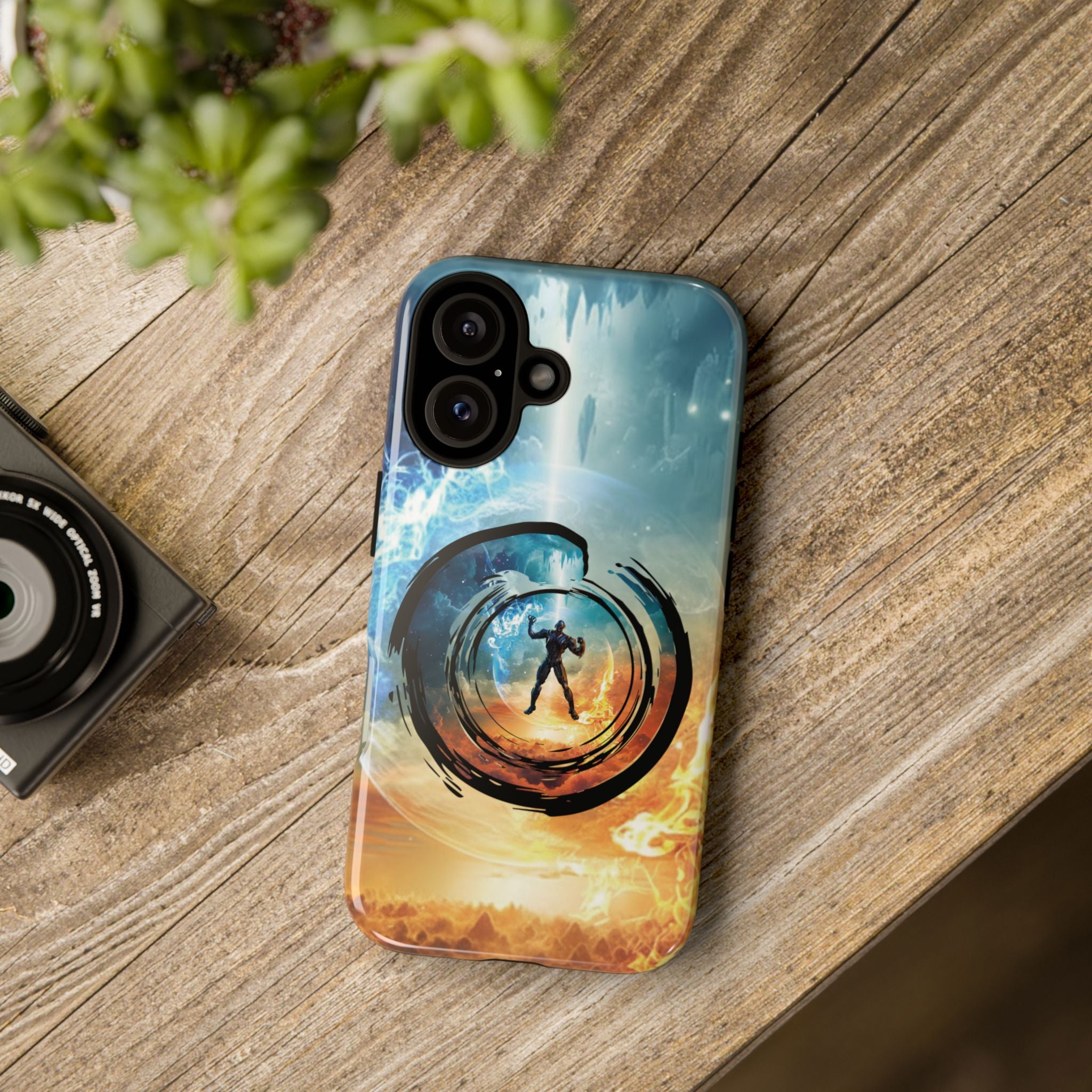 Phone Case — Elemental Warrior Fire & Ice Protective Tough Case - Ultron