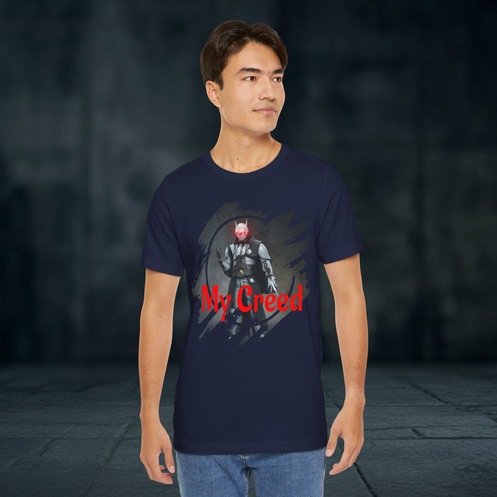 My Creed T-Shirt — Dark Knight Sci‑Fi Graphic Tee