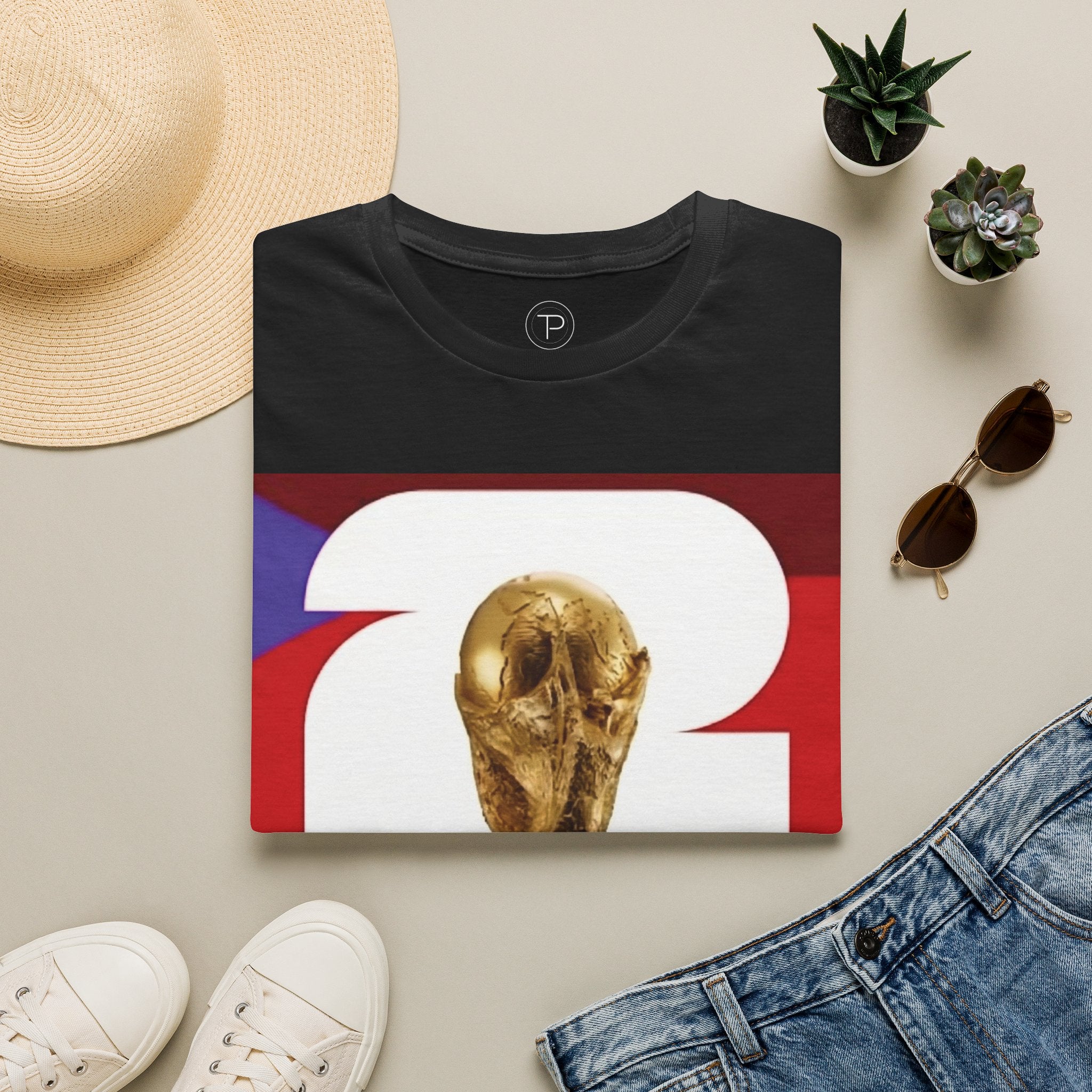 World Cup Trophy T-Shirt — FIFA Gold Cup Retro Soccer Tee 2026