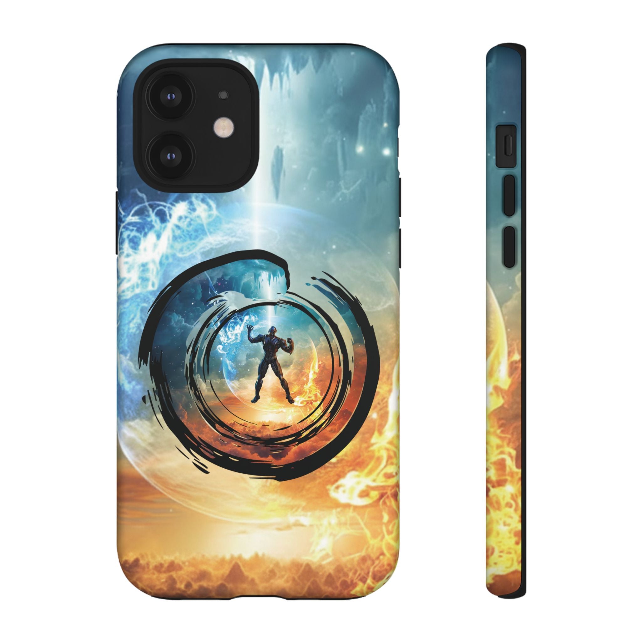 Phone Case — Elemental Warrior Fire & Ice Protective Tough Case - Ultron