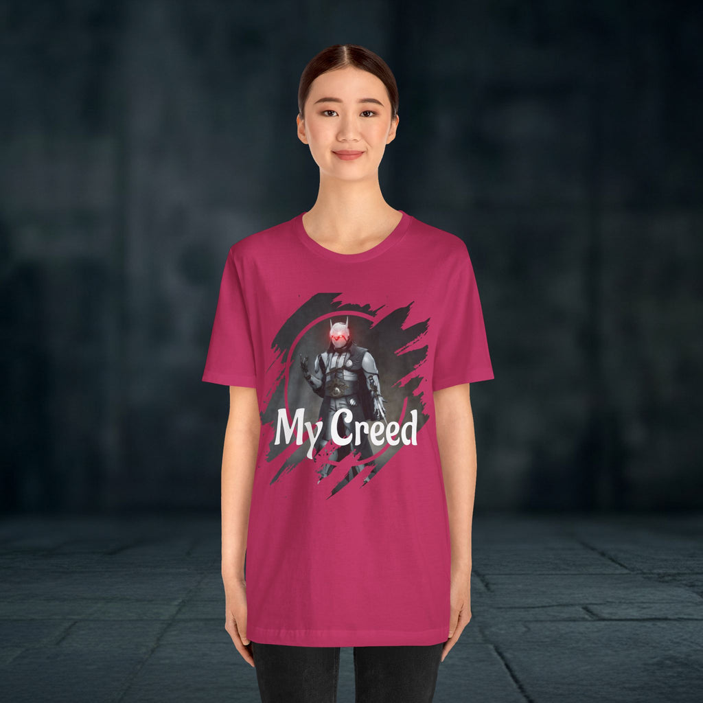 My Creed T-Shirt — Dark Knight Sci‑Fi Graphic Tee